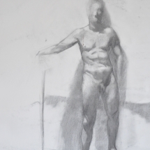 Drawing Nude Man